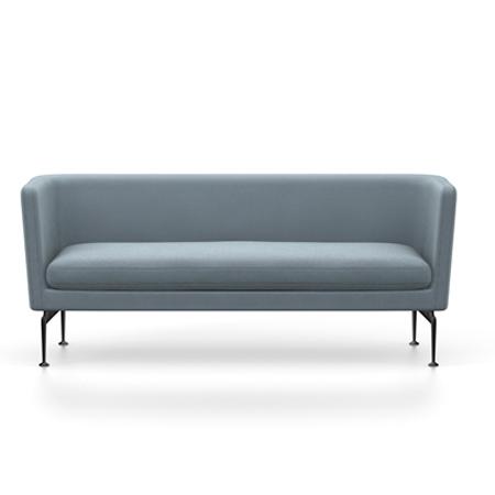 Suita Club Sofa sofa Vitra Basic Dark Laser - Ice blue 