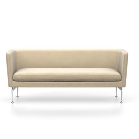 Suita Club Sofa sofa Vitra Polished Aluminum Laser - Ivory 