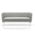 Suita Club Sofa sofa Vitra Polished Aluminum Laser - Stone Grey 