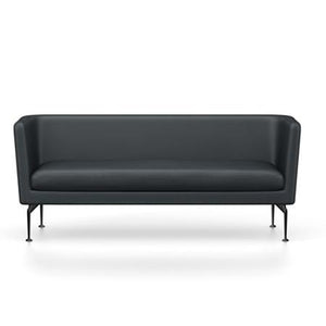 Suita Club Sofa sofa Vitra Basic Dark Vitra Leather - Asphalt 