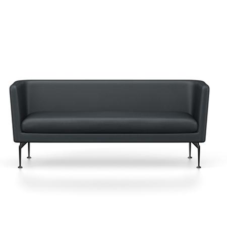 Suita Club Sofa sofa Vitra Basic Dark Vitra Leather - Chocolate 