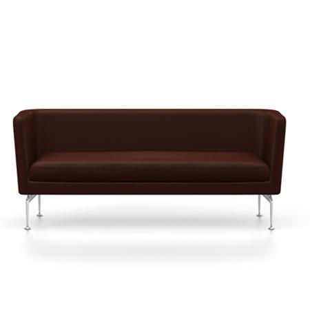 Suita Club Sofa sofa Vitra Polished Aluminum Laser - Black-brown 