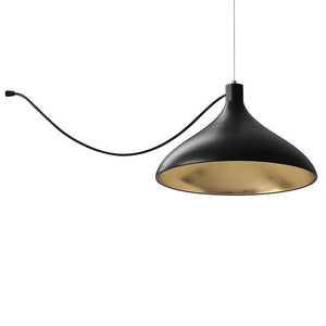 Swell Wide Pendant hanging lamps Pablo Black/Brass 