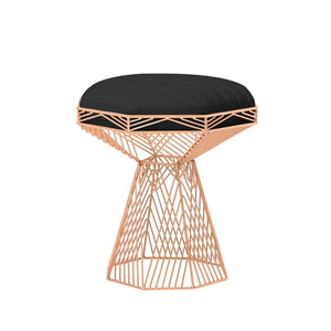 Switch Table/Stool side/end table Bend Goods Copper+$80.00 Black Vegan Leather Pad +$100.00 