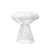 Switch Table/Stool side/end table Bend Goods White White Vegan Leather Pad +$100.00 