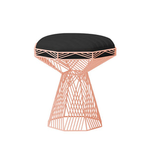 Switch Table/Stool side/end table Bend Goods Peachy Pink +$80.00 Black Vegan Leather Pad +$100.00 