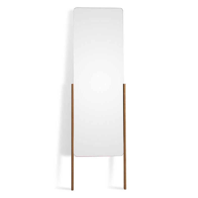 TDH Leaning Mirror mirror BluDot Walnut 