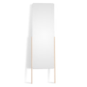 TDH Leaning Mirror mirror BluDot White Ash 