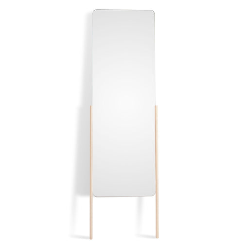 TDH Leaning Mirror mirror BluDot White Ash 