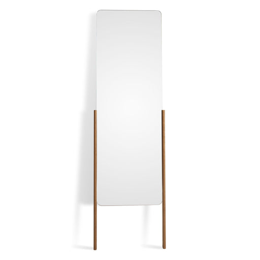 TDH Leaning Mirror mirror BluDot Walnut 