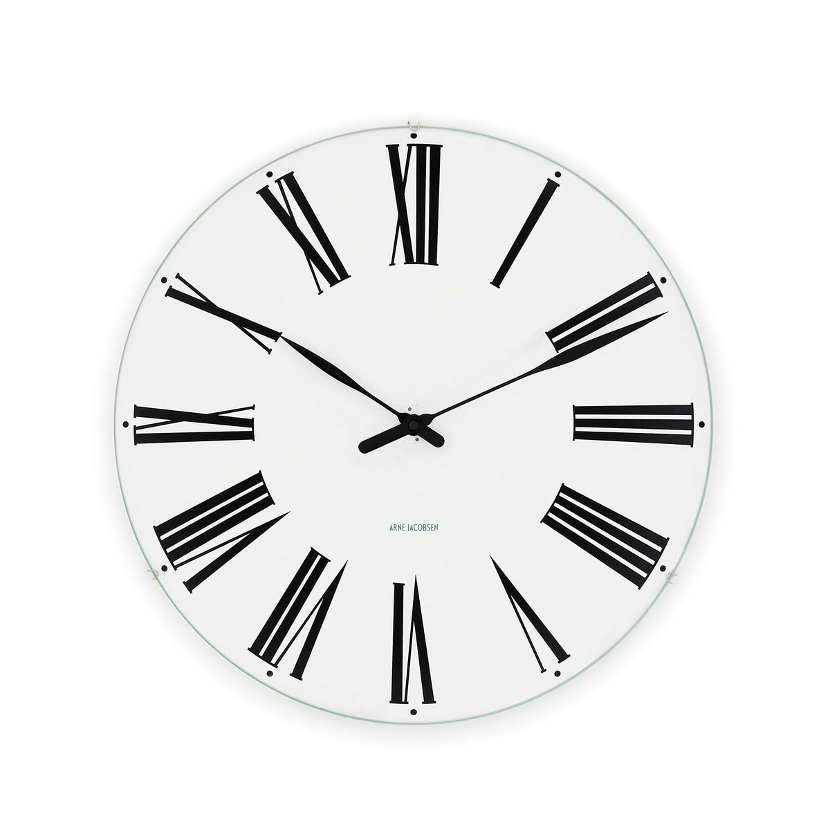 Roman Wall Clock, 11.4&quot; Decor Arne Jacobsen 