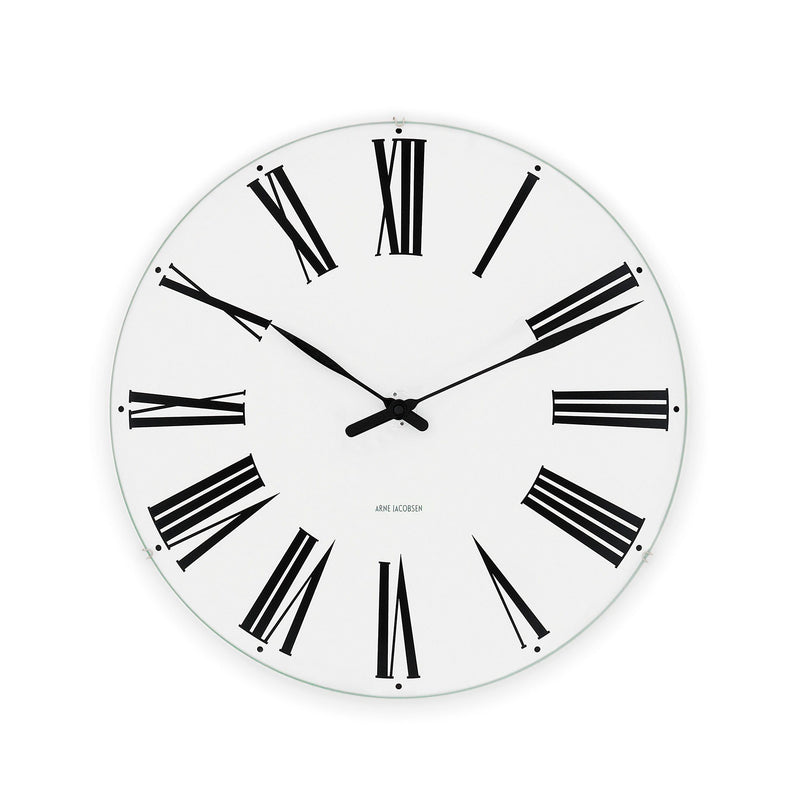 Roman Wall Clock, 11.4" Decor Arne Jacobsen 