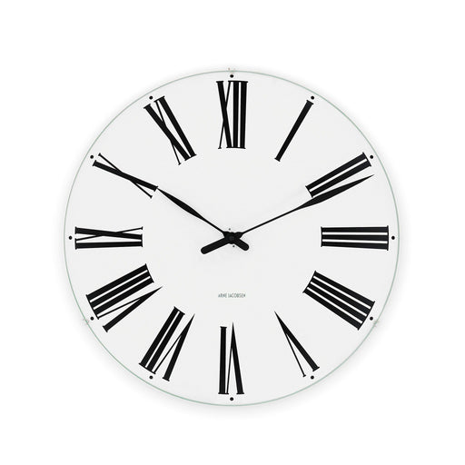 Roman Wall Clock, 19" Decor Arne Jacobsen 