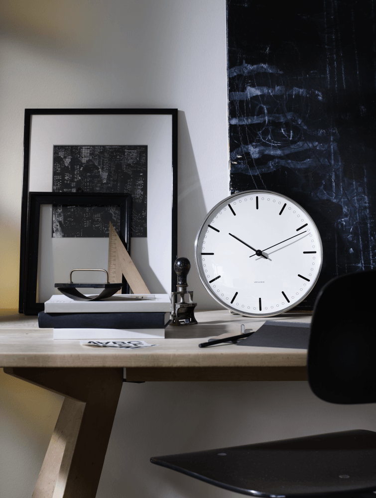 City Hall Clock, 11.4" Decor Arne Jacobsen 