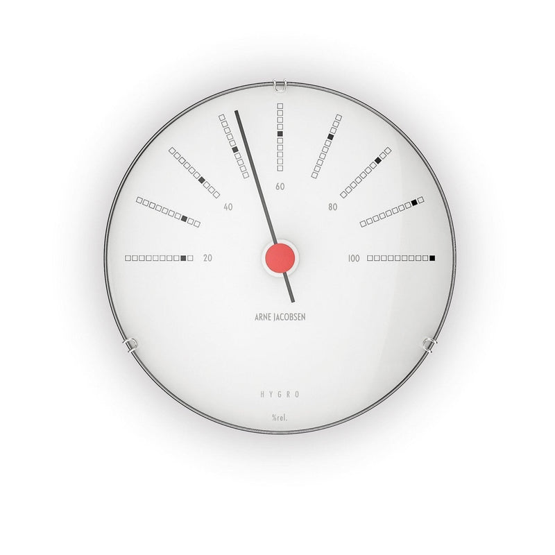 Bankers Hygrometer, 4.7" Decor Arne Jacobsen 