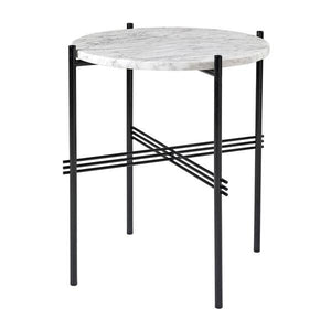 TS Side Table side table Gubi Bianco Carrara Black 