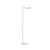 Tab Floor LED Lamp 90° Rotatable Head Floor Lamps Flos White 