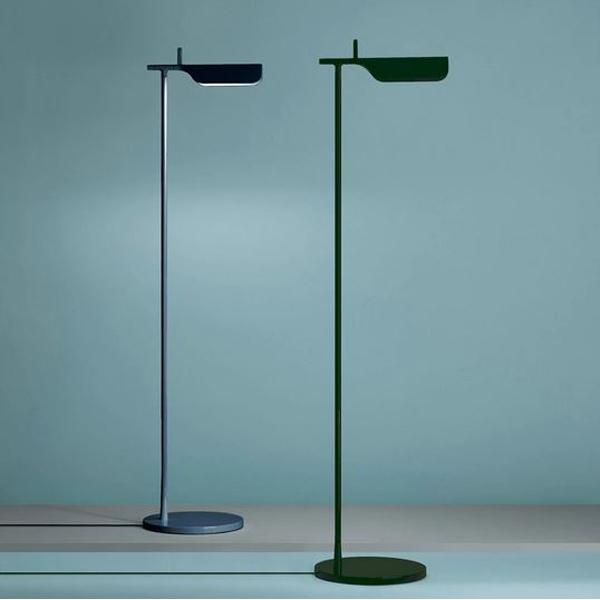 Tab Floor LED Lamp 90° Rotatable Head Floor Lamps Flos 