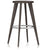 Tabouret Haut Stool by Vitra Stools Vitra Dark Oak Chrome 