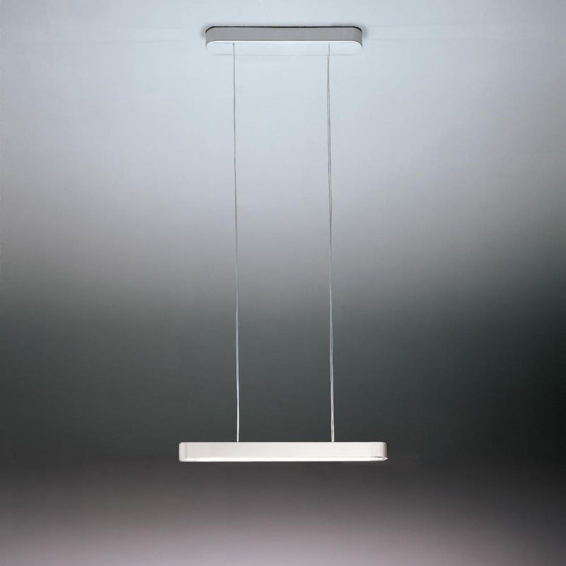 Talo LED Suspension Light suspension lamps Artemide Silver/Grey 90 cm 