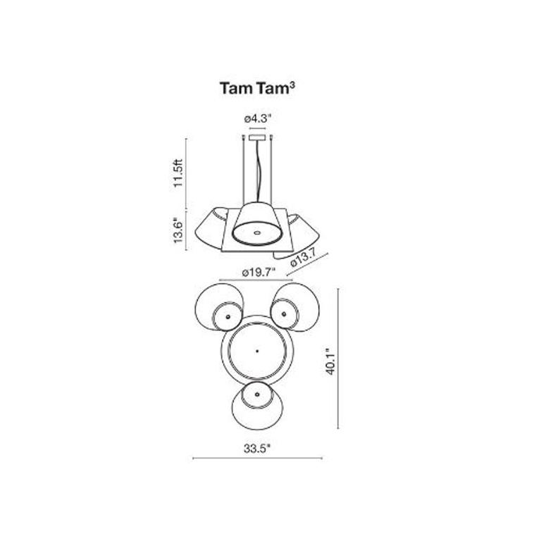 Tam Tam 3 Suspension Lamp suspension lamps Marset 