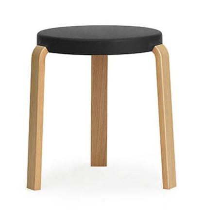 Tap Stool Stools Normann Copenhagen Oak Black 