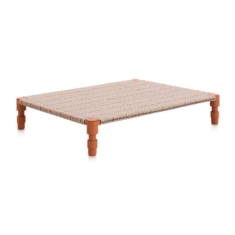 Garden Layers Double Indian Bed Bed Gan Tartan terracotta 