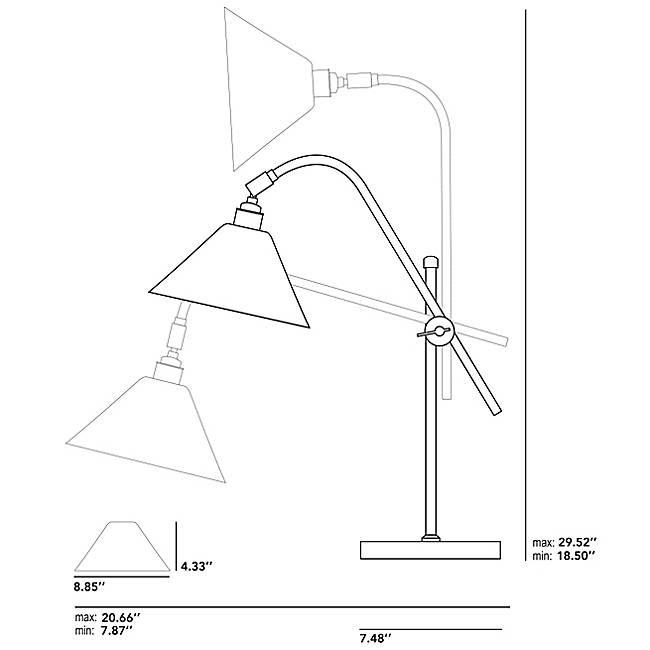 Task Ceramic Table Lamp Table Lamps Original BTC 