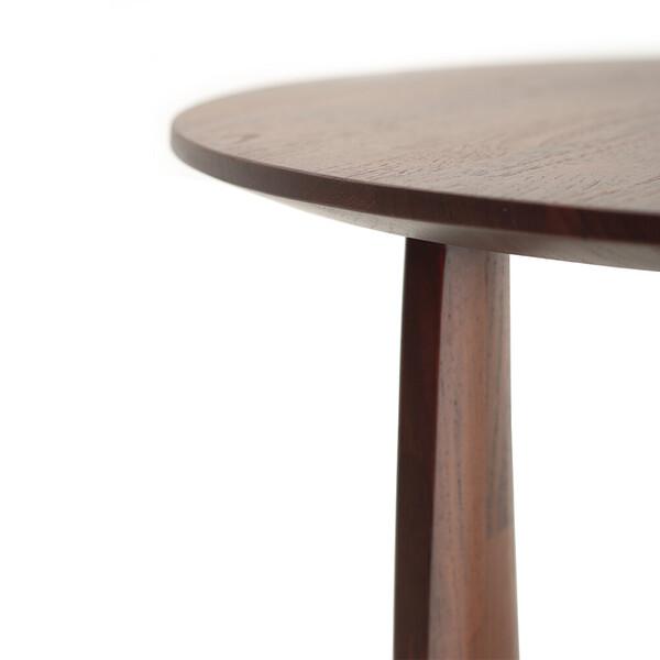 Teak Geometric brown side table side table Ethnicraft 