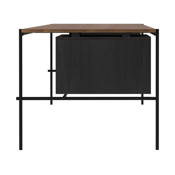 Teak Oscar Desk With Drawers Desks Ethnicraft 