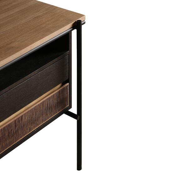 Teak Oscar Desk With Drawers Desks Ethnicraft 
