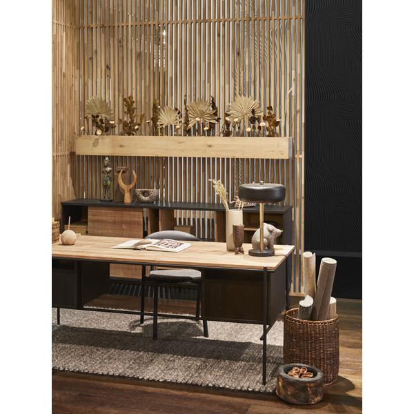 Teak Oscar Desk With Drawers Desks Ethnicraft 
