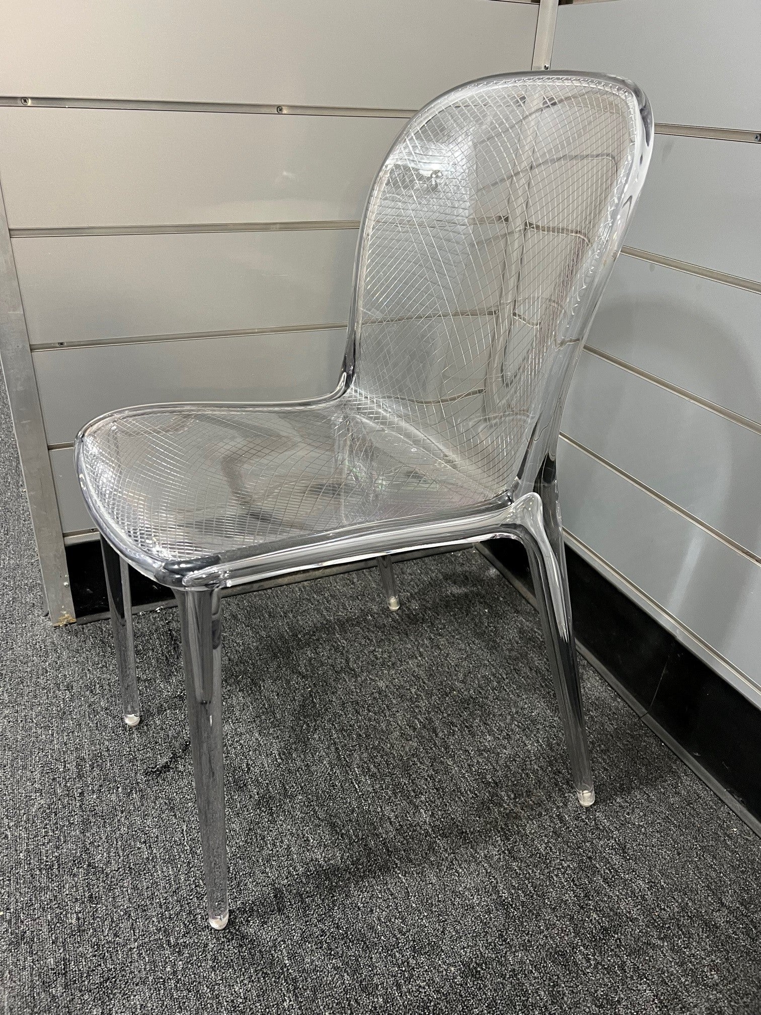 Thalya Chair-- Crystal-- ***Floor Sample*** set of 2 Side/Dining Kartell 