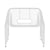 The Hot Seat lounge chair Bend Goods White 