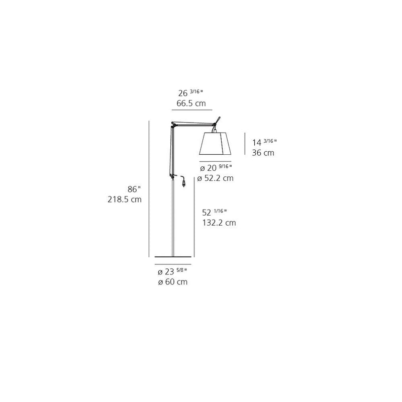 Tolomeo Mega Outdoor floor Outdoor Lighting Artemide 