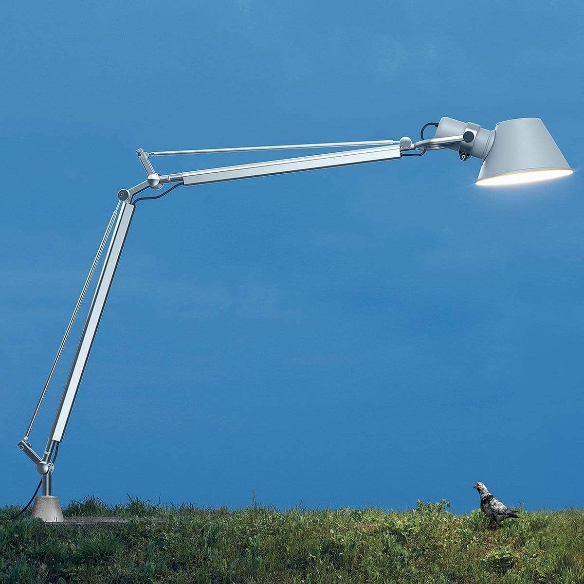 Tolomeo XXL LED Ground with Fixed Support Floor Lamps Artemide 