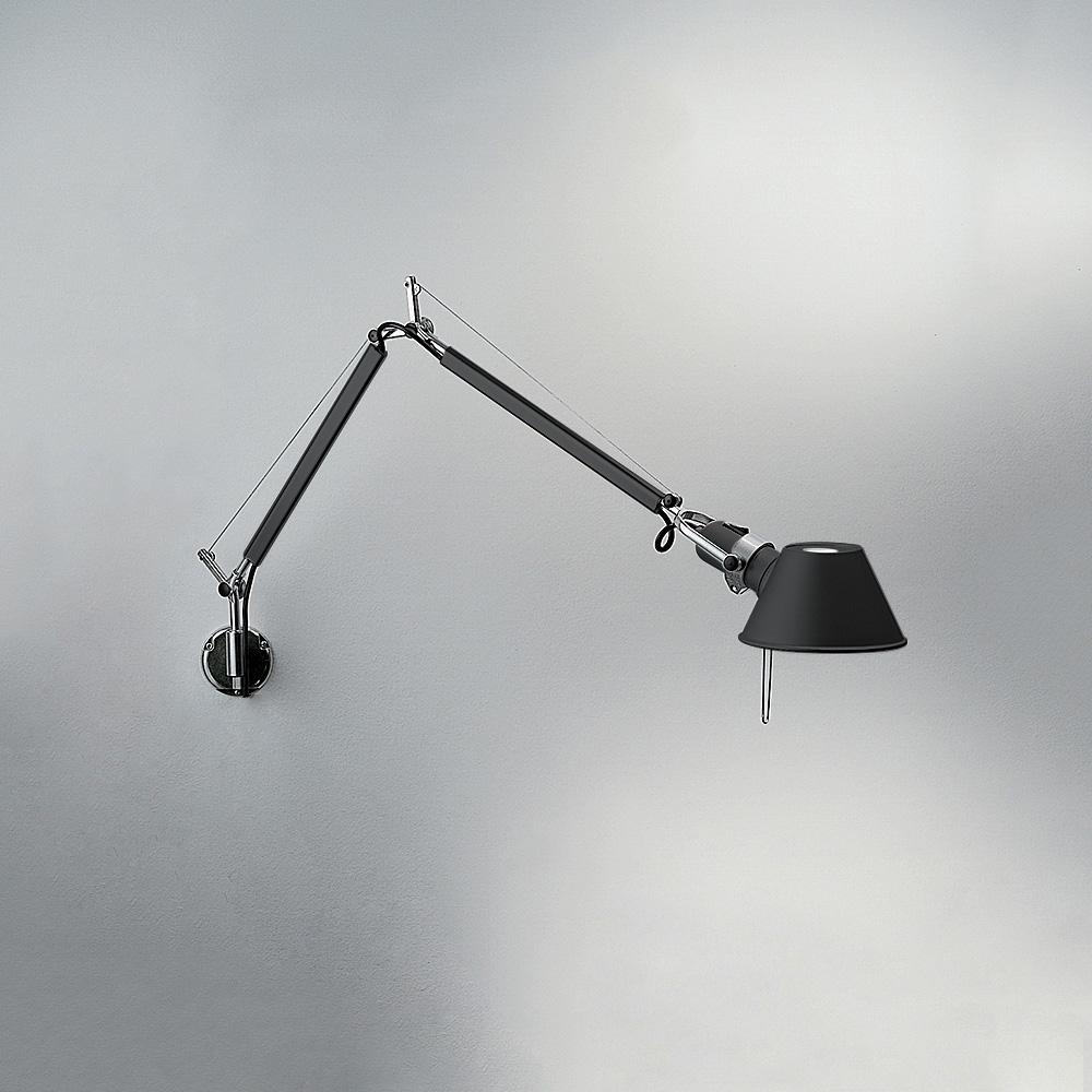 Tolomeo Mini Wall Lamp wall / ceiling lamps Artemide J Bracket Black 