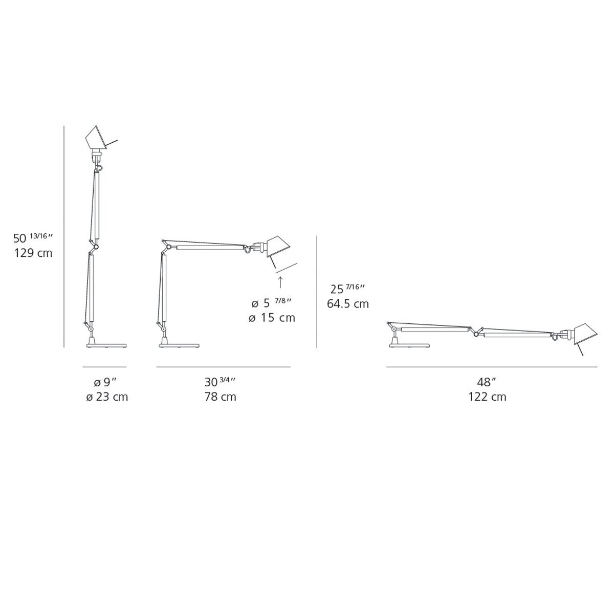 Tolomeo Classic Task Lamp Table Lamps Artemide 