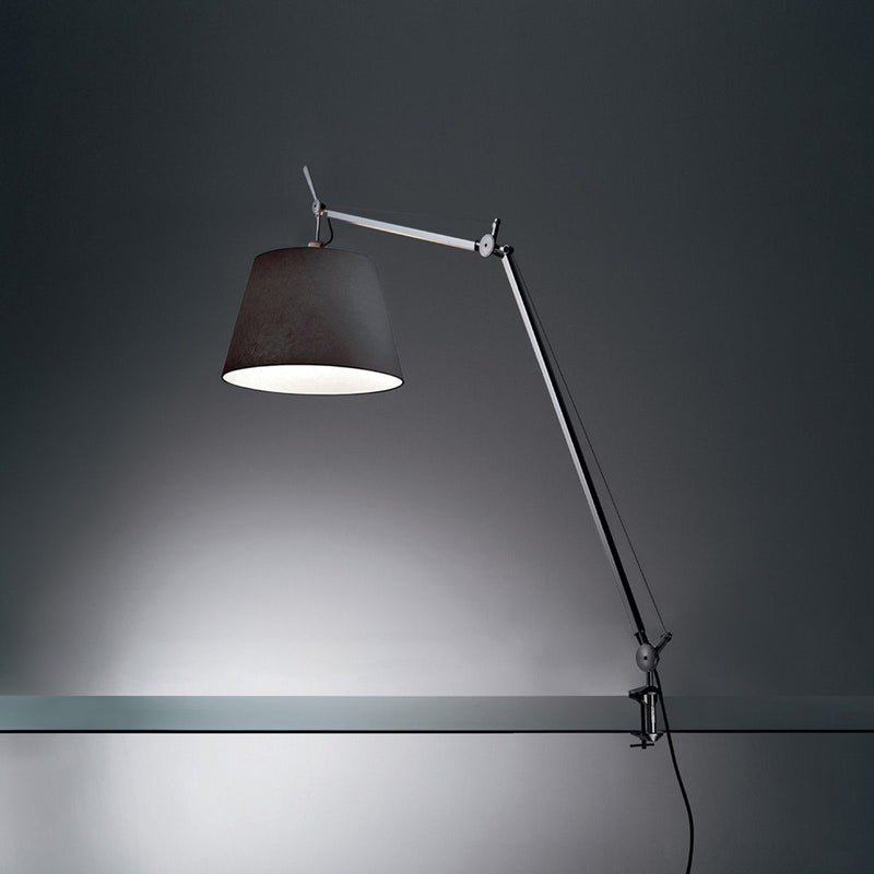 Tolomeo Mega Clamp Lamp Table Lamps Artemide 17" Black 