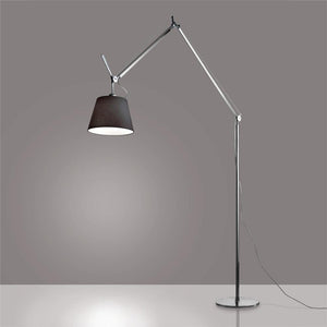 Tolomeo Mega Floor Lamp Floor Lamps Artemide 12" Black (Diffuser)/ Aluminum (Body & Base) 