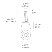 Tolomeo Mega Suspension Lamp hanging lamps Artemide 