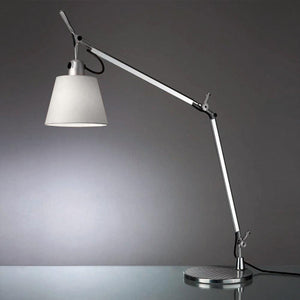 Tolomeo Table Lamp With Shade Table Lamps Artemide table base - Silver fiber shade 