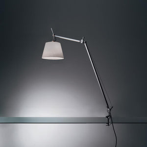Tolomeo Table Lamp With Shade Table Lamps Artemide clamp base - Silver fiber shade 