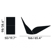 Bird Chaise lounge chair Tom Dixon 