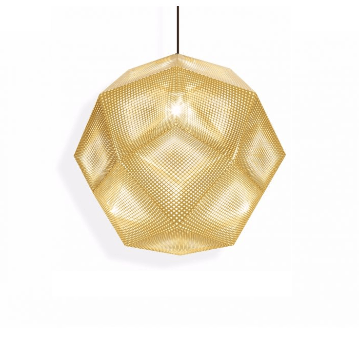 Etch Brass Pendant hanging lamps Tom Dixon Large 