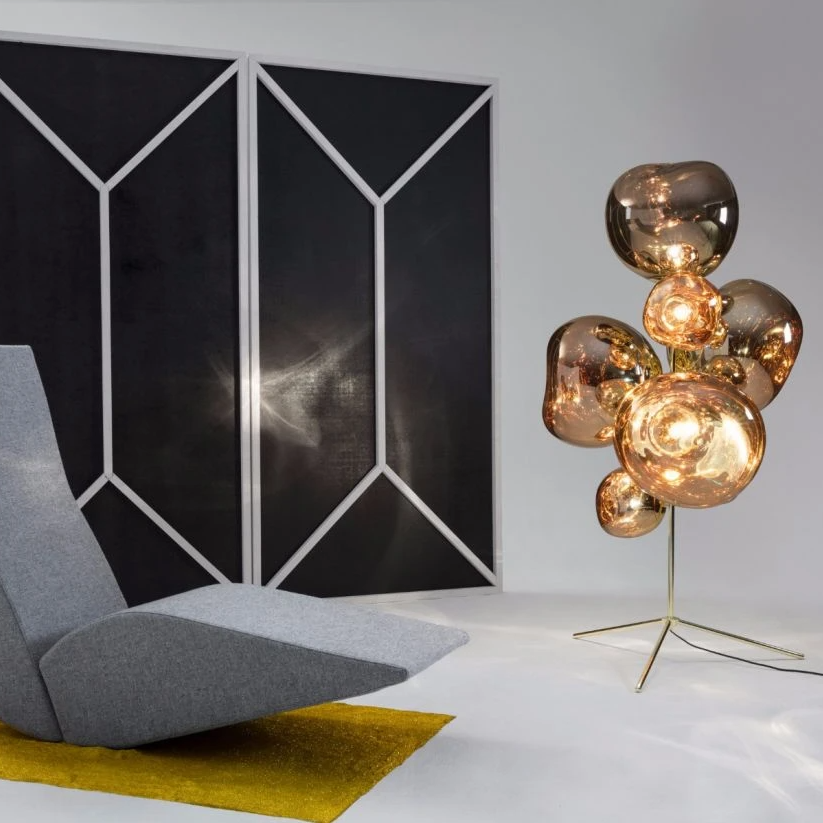 Melt Floor Chandelier Gold Floor Lamps Tom Dixon 