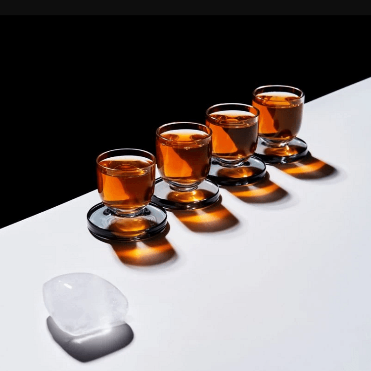 Puck Shot Glasses x4 Kitchen Tom Dixon 