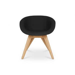 Scoop Low Chair With Wood Legs Side/Dining Tom Dixon Hallingdal 65 0190 Natural Oak 