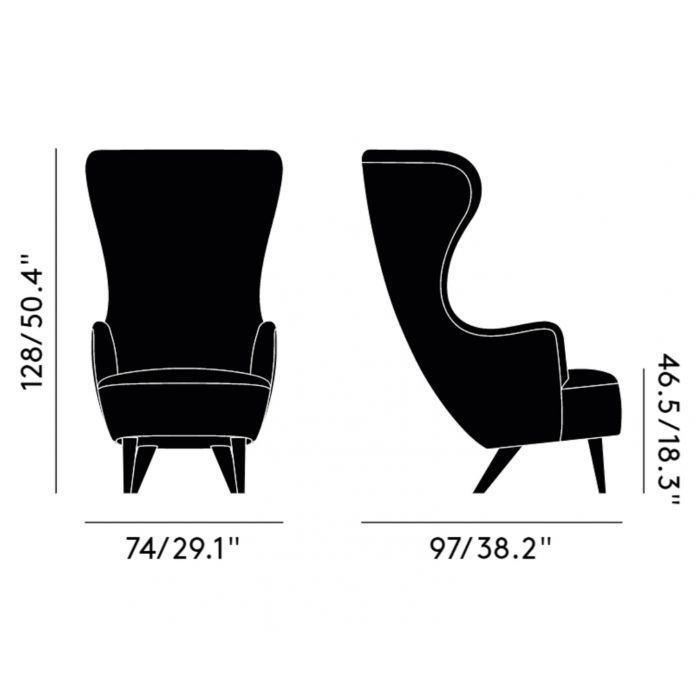 Wingback Chair lounge chair Tom Dixon 