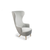 Wingback Chair lounge chair Tom Dixon Divina Melange 3 0120 Natural Oak 